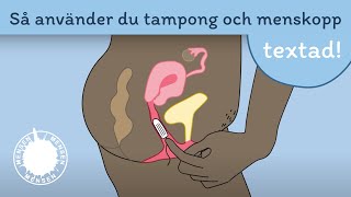 Så använder du tampong och menskopp (textad)