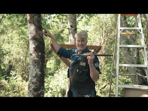 How to Install Beams on the Static Yoke Hardware of a Small Treehouse Platform
