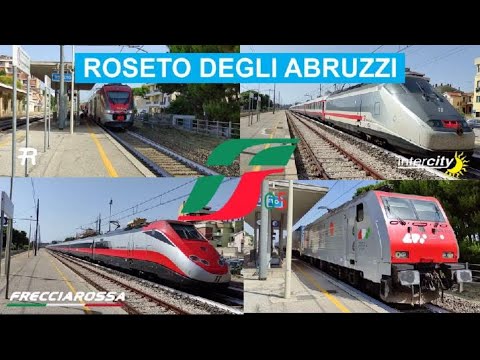 Una marea di arrivi, partenze e transiti in stazione a... Roseto degli Abruzzi