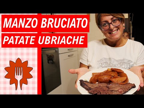 MANZO "BRUCIATO" e PATATE AL VINO ROSSO | Delizioso anche il giorno dopo
