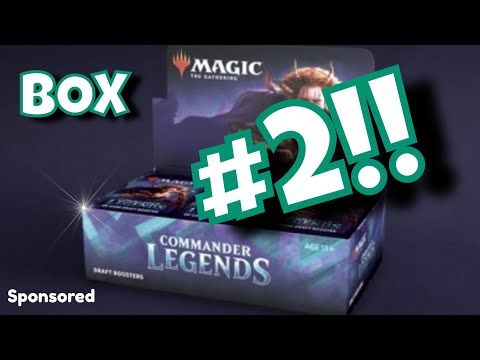 COMMANDER LEGENDS DRAFT BOOSTER UNBOXING - HUGE HITS!!!