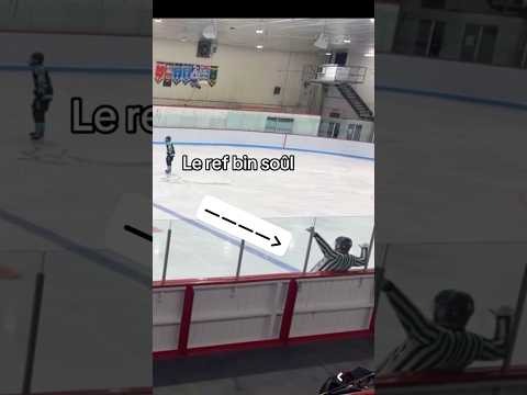 TUFF TIME FOR THE REF 🤣🤣 #hockey #funny #referee #nhl