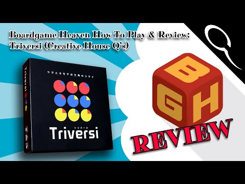 Boardgame Heaven How To Play & Review 193: Triversi (Creative House Q's)