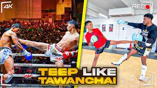 How To Do Tawanchai's Unstoppable Side Teep (Taught by WBC Youth Champion Tito Johnson)