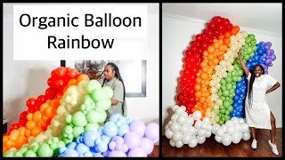 Organic Balloon Garland Rainbow | How To | Tutorial