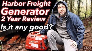 Harbor Freight Predator 1400 watt super quiet generator 2 year review #harborfreight