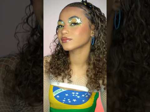 LATINA MAKEUP 🌎✨ #makeuptransformation #transicao #shakira #brasil