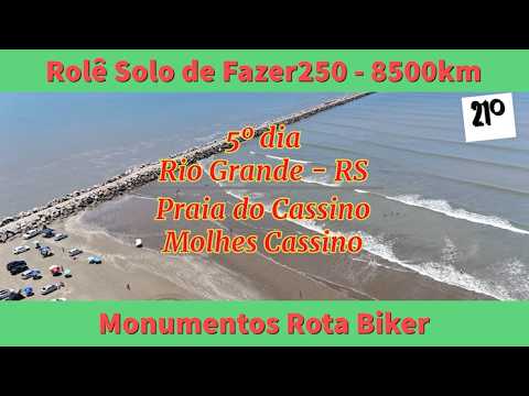 S16/EP21 - Visitando Rio Grande-RS na Praia e Molhes do Cassino | 31-12-26