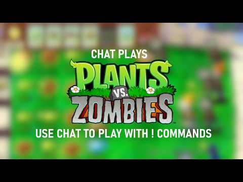 Chat plays Plants vs. Zombies