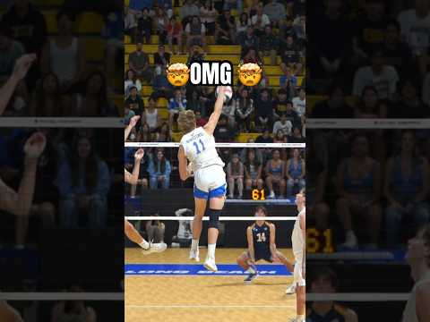 Cooper Robinson detonates on this set from Andrew Rowan at the NCAA Men’s Semis