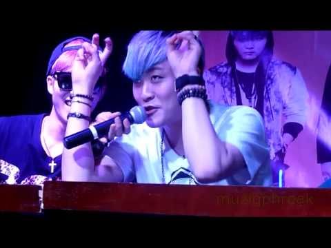 [HD FANCAM] MIB First Global Fanmeet Q&A in Singapore 130524