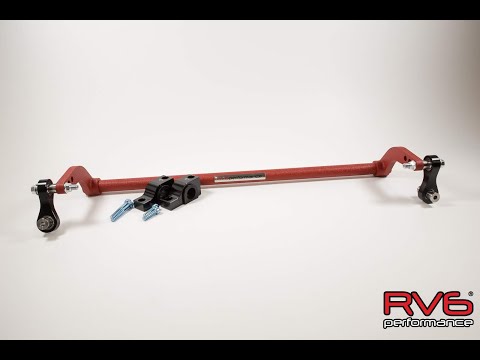 RV6 Performance Adjustable Rear Sway Bar Install Guide for 10th Generation Civic Type R FK8