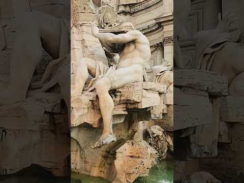 Fonte dos Quatro Rios - Praça Navona, Roma Itália