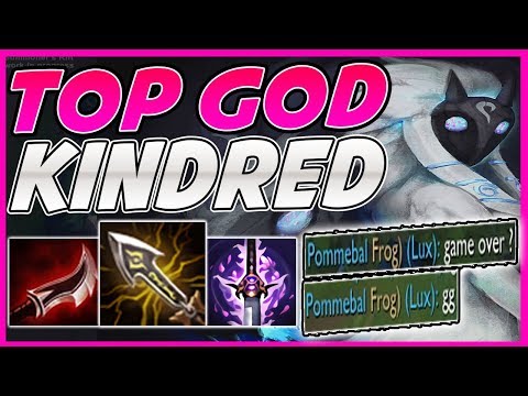 ASSASSIN KINDRED BUILD MAKES KINDRED A TOP LANE GOD! TOP GOD KINDRED IS BUSTED! - League Of Legends