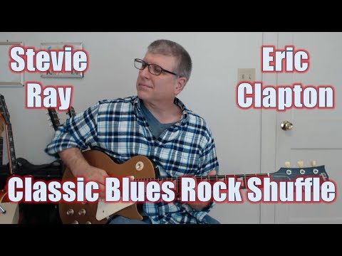 Classic Blues Shuffle Licks From Stevie Ray and Clapton (Guitar Lesson with TAB)