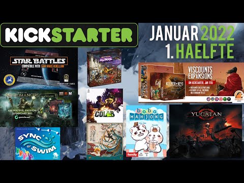 Brettspiele auf Kickstarter und Gamefound im Januar 2022 (1.Hälfte)!