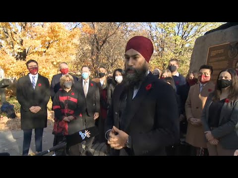 NDP Leader Jagmeet Singh marks Indigenous Veterans Day – November 8, 2021