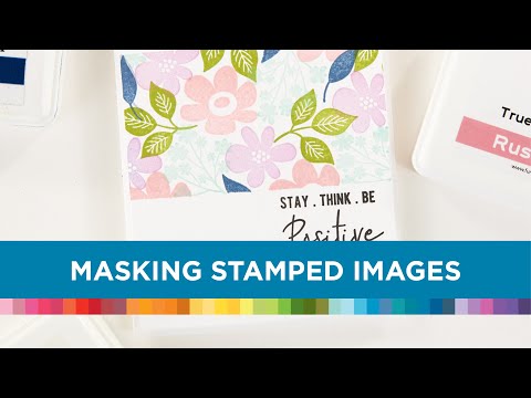 Create Stamped Backgrounds with Masking - Easy How To | T3- Tools Tips & Techniques