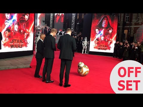 BB8 perfected his Royal bow to meet Princes William and Harry!