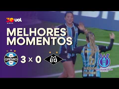 Gols e lances de Grêmio x Mixto