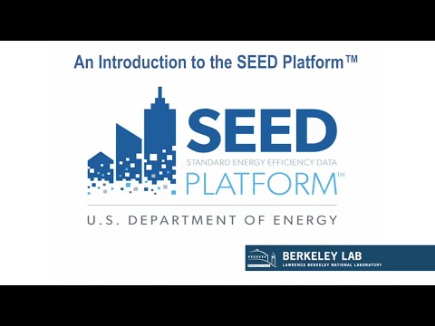 Standard Energy Efficiency Data (SEED) Platform | Department of Energy