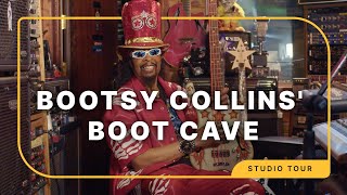 Bootsy Collins Tours His Incredible Home Studio "The Boot Cave"