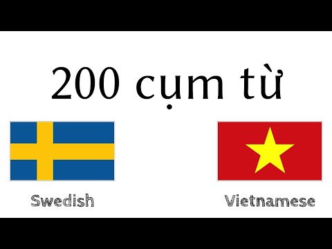 200 cụm từ - Tiếng Thụy Điển - Tiếng Việt