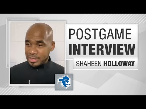 SHOOTAROUND POSTGAME: SHAHEEN HOLLOWAY AFTER SETON HALL UPSETS #15 UCONN