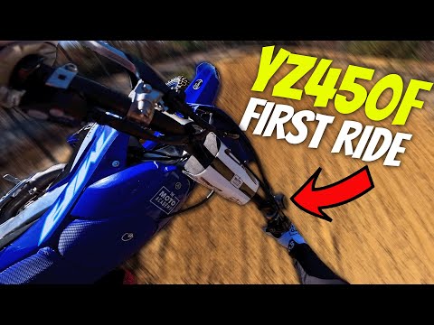 Aj Catanzaro's First Ride On His NEW YZ450F | South Fork MX