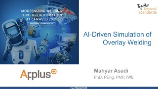 AI-Driven Simulation of Overlay Welding AI-Driven Simulation of Overlay Welding