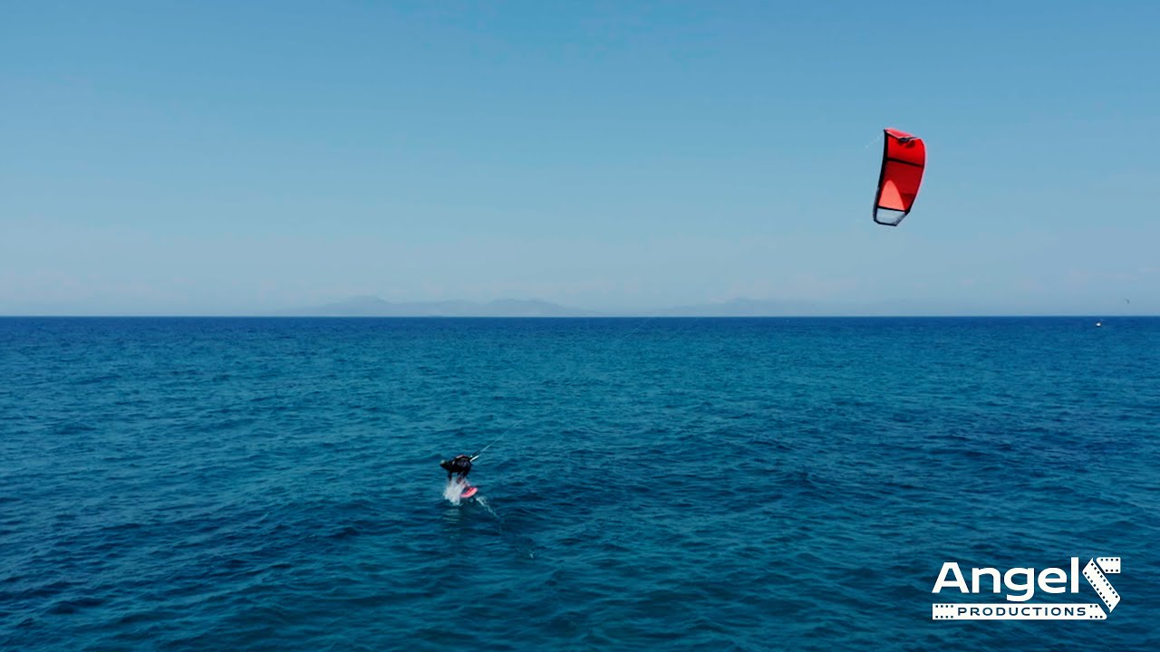 Kiteboarding with William @SurfingBird in Rhodes 2024 (4Κ)