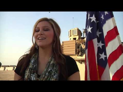Alaina Blair - Country Singer - Visits 4th Infantry Division Soldiers at Camp Buehring, Kuwait!