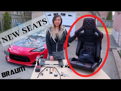 HOW TO INSTALL BRAUM SEATS IN THE FRS!! *TOOK ALL DAY*