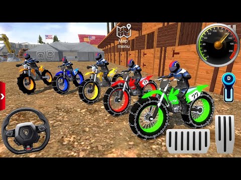 Mega Ramp Bike Racing Simulator 3D #2 - Off-Road Motocross Dirt Bike Stunt Racer - Android Gameplay