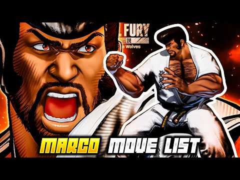 MARCO RODRIGUES MOVE LIST - Fatal Fury: City of the Wolves (COTW)