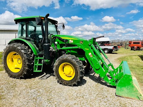 Lot 1 - John Deere 6105 E 4x4 Deisel Cab Tractor