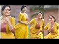 Mallu Actress Arya Anil Hot Rare Navel Cleavage Show Hot Boob Shake