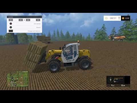 Farming Simulator 15 extreme bale loading