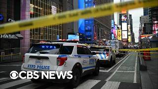 New York City police shoot woman accused of stabbing 2 people in Times Square