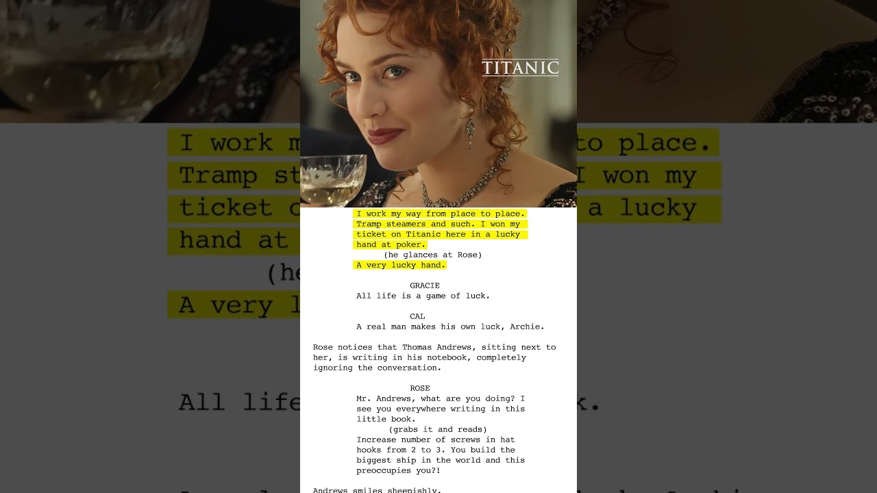 Miniature de la vidéo Leonardo DiCaprio put his spin on the monologue and took it to the next level. du film Titanic