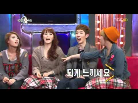 111116 Wonder Girls Sunye - Imitates JYP's dancing @ Radio Star