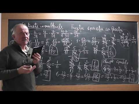 3/3 Lectia 1664 - Clasa 5 - Fractii ordinare impreuna cu Crina in direct pe Proful Online TV