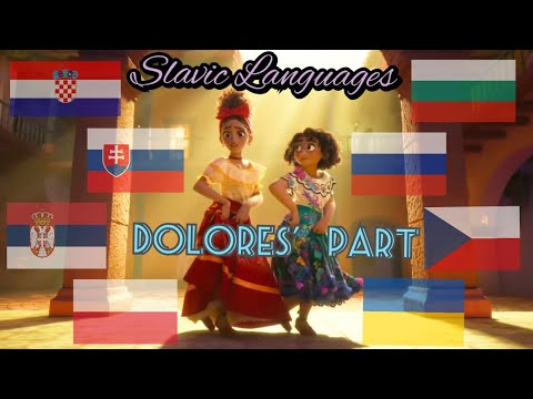 "We Don't Talk About Bruno" Dolores' Part Multi-Language (From Encanto) | Slavic Languages.