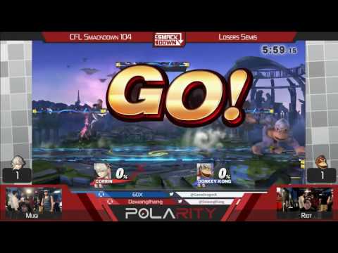 CFL Smackdown 104 WiiU - Mugi (Corrin) vs Riot (DK) - Losers Semis
