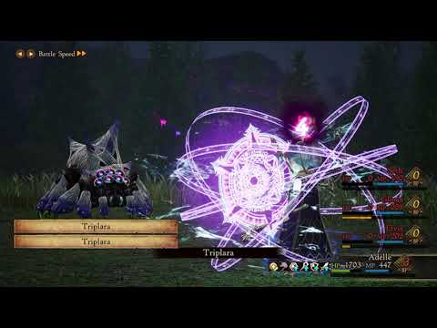Bravely Default II Solo Challenge - Baal vs Adelle (level 24)