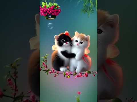 😺😺cute cate # lovely music#