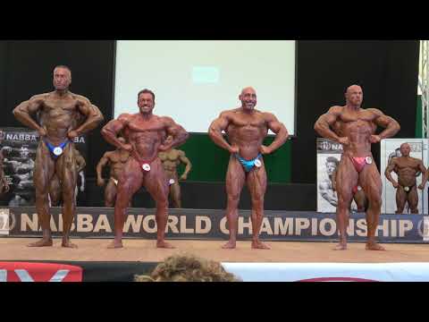 1st Callout - Men Masters Over 40 - NABBA World Championship 2018