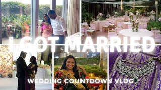 I GOT MARRIED | Wedding Countdown Vlog | Saree & Jewellery Shopping, Bachelorette Priyanka Wycliffe