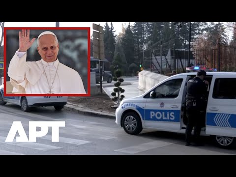 Pope Leo’s Arrival Triggers Major Security Lockdown Across Ankara Streets | APT