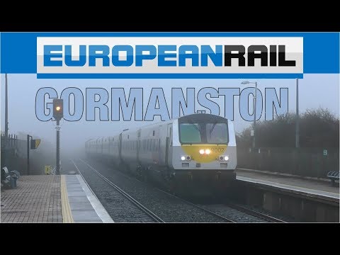 Irish Rail 201 loco 226 + Enterprise Train passes Gormanston in the fog